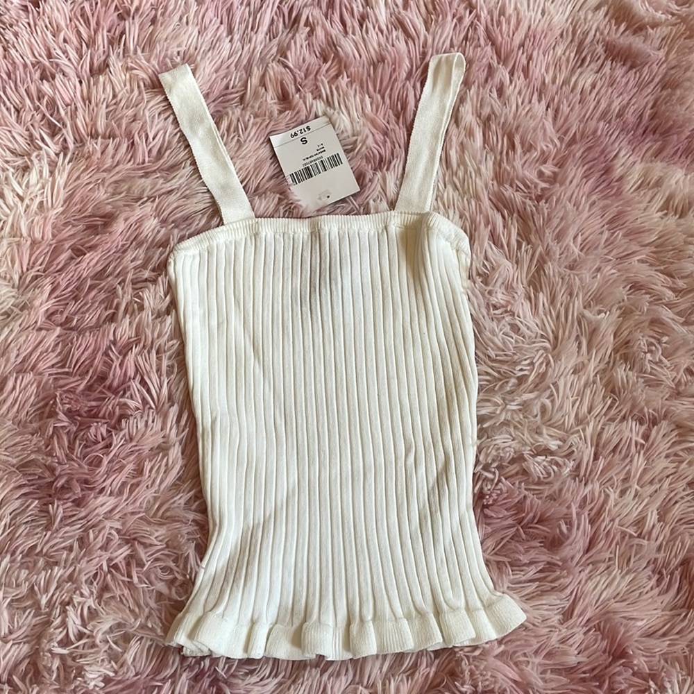 NWT sweater material tanktop